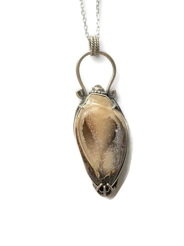 Shell Druzy Necklace - Small