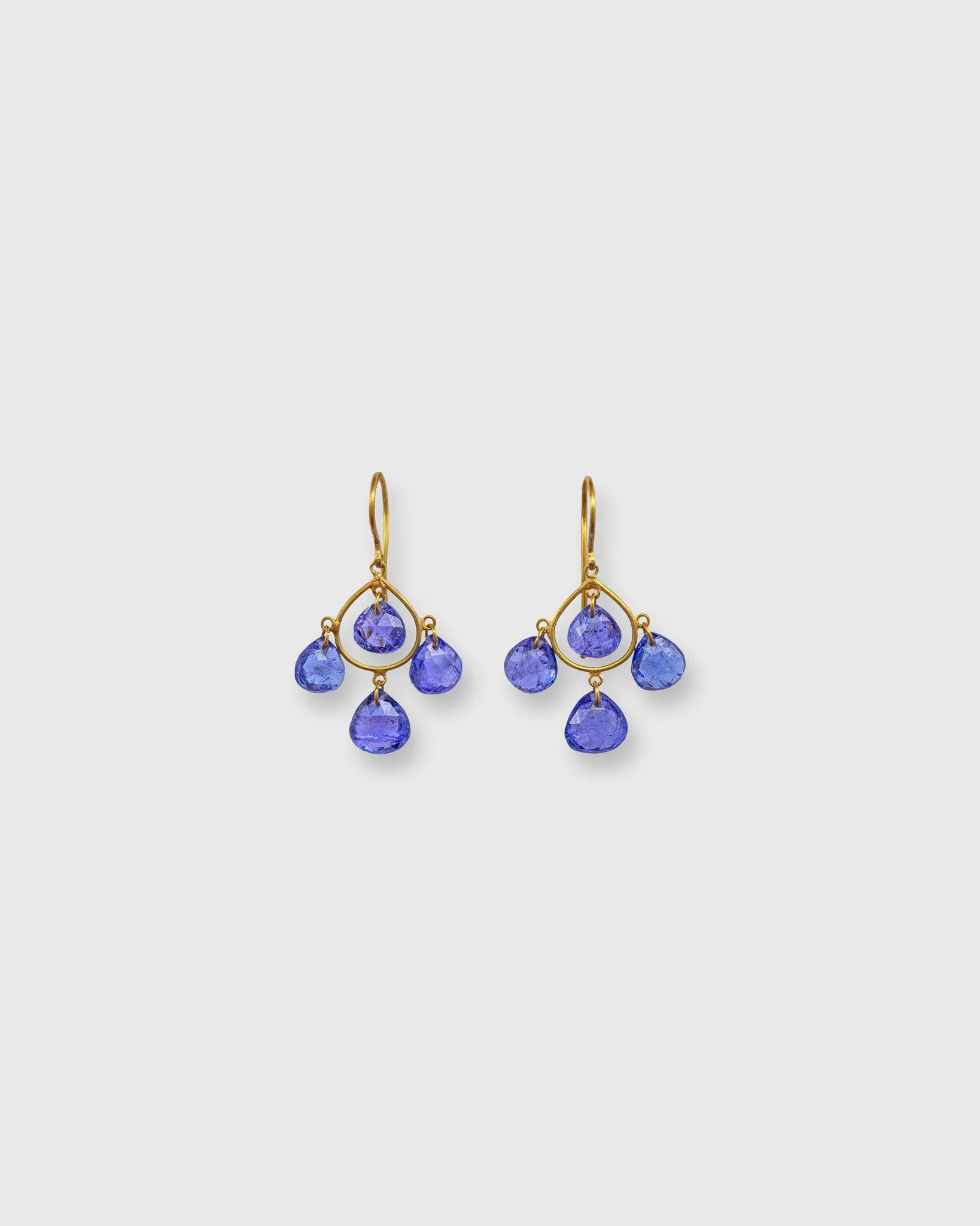 Small Candeliere Earrings in Tanzanite