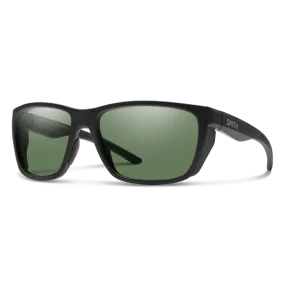 Smith Longfin Matte Black Frame - ChromaPop Polarized Gray Green Lens - Polarized Sunglasses