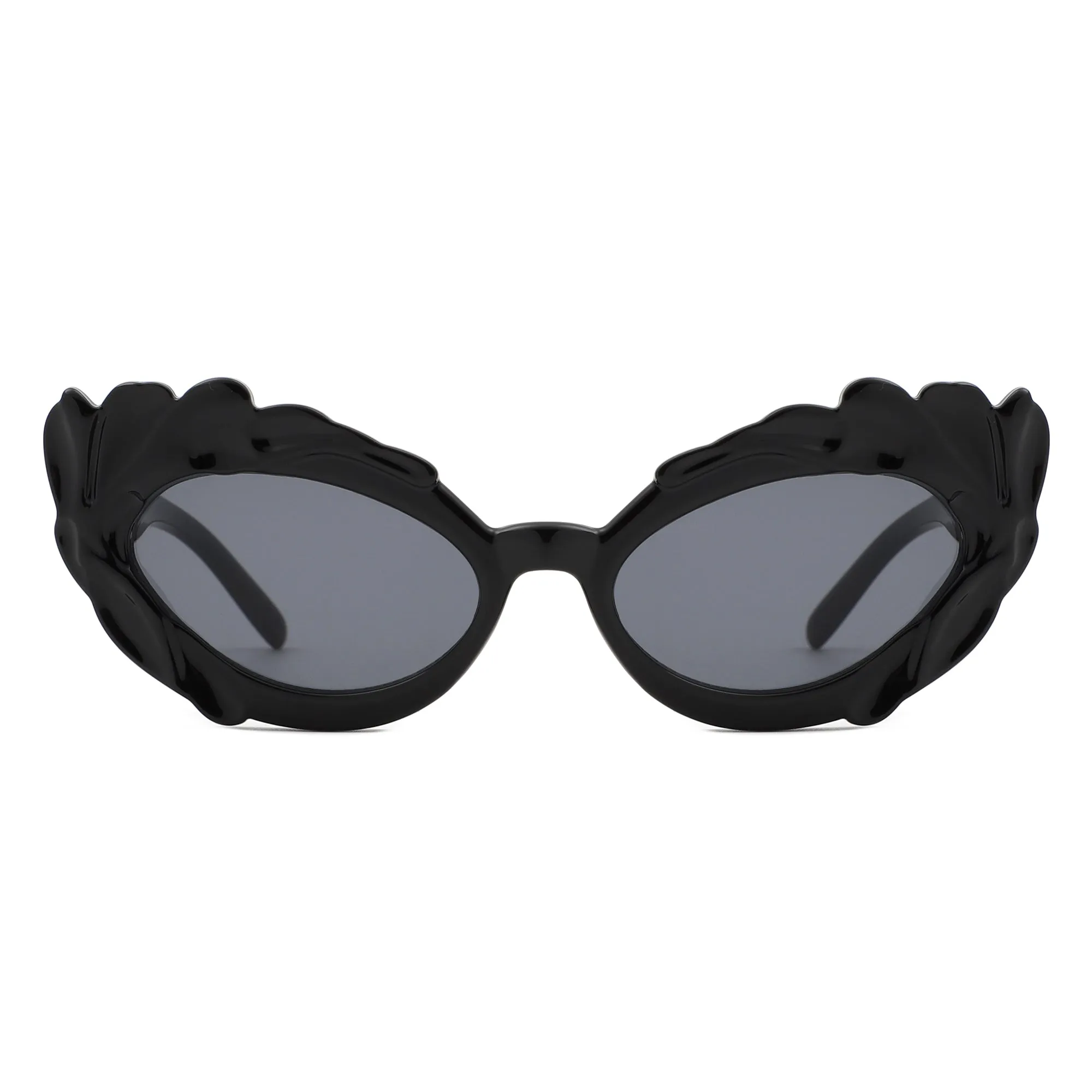 Snapp - Modern Sculpted Cat Eye Fashion Women's Sunglass