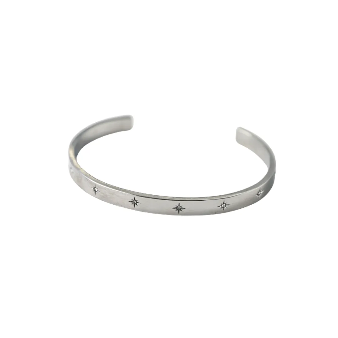 Star Crossed Cuff Silver