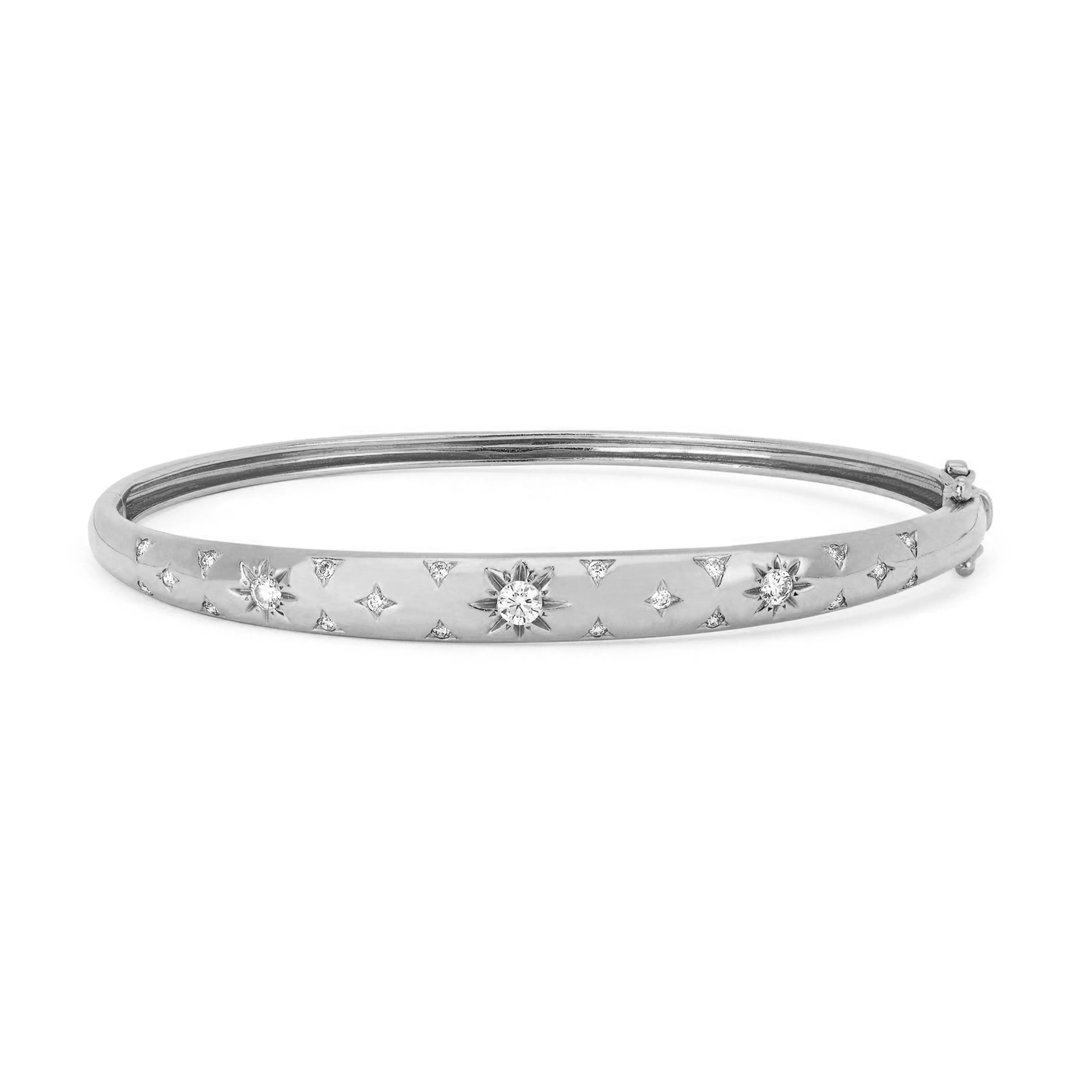 Star Set Pavé Diamond Bracelet