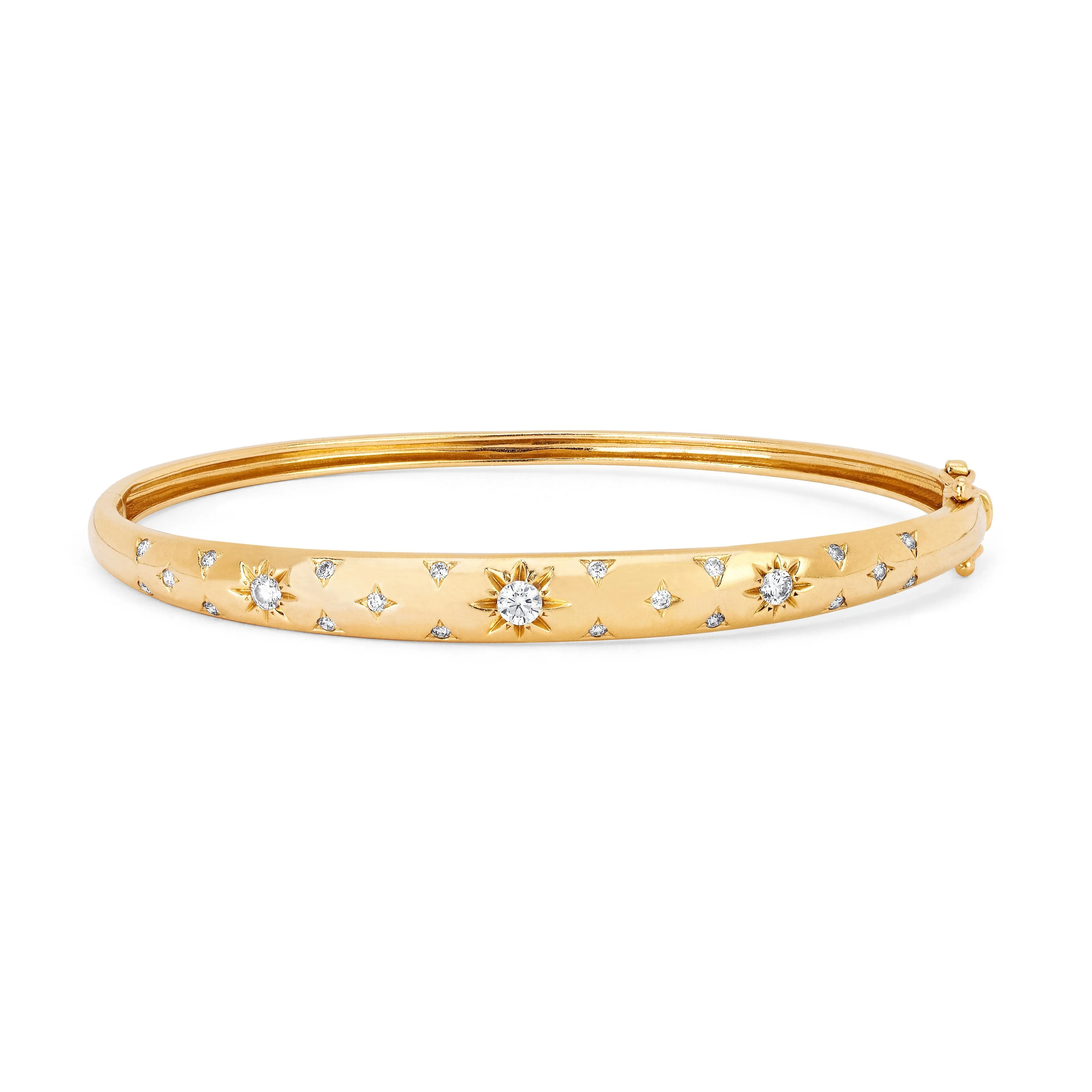 Star Set Pavé Diamond Bracelet