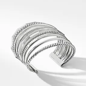 Stax Cuff Bracelet with Diamonds