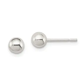 Sterling Silver 5MM Ball Earrings