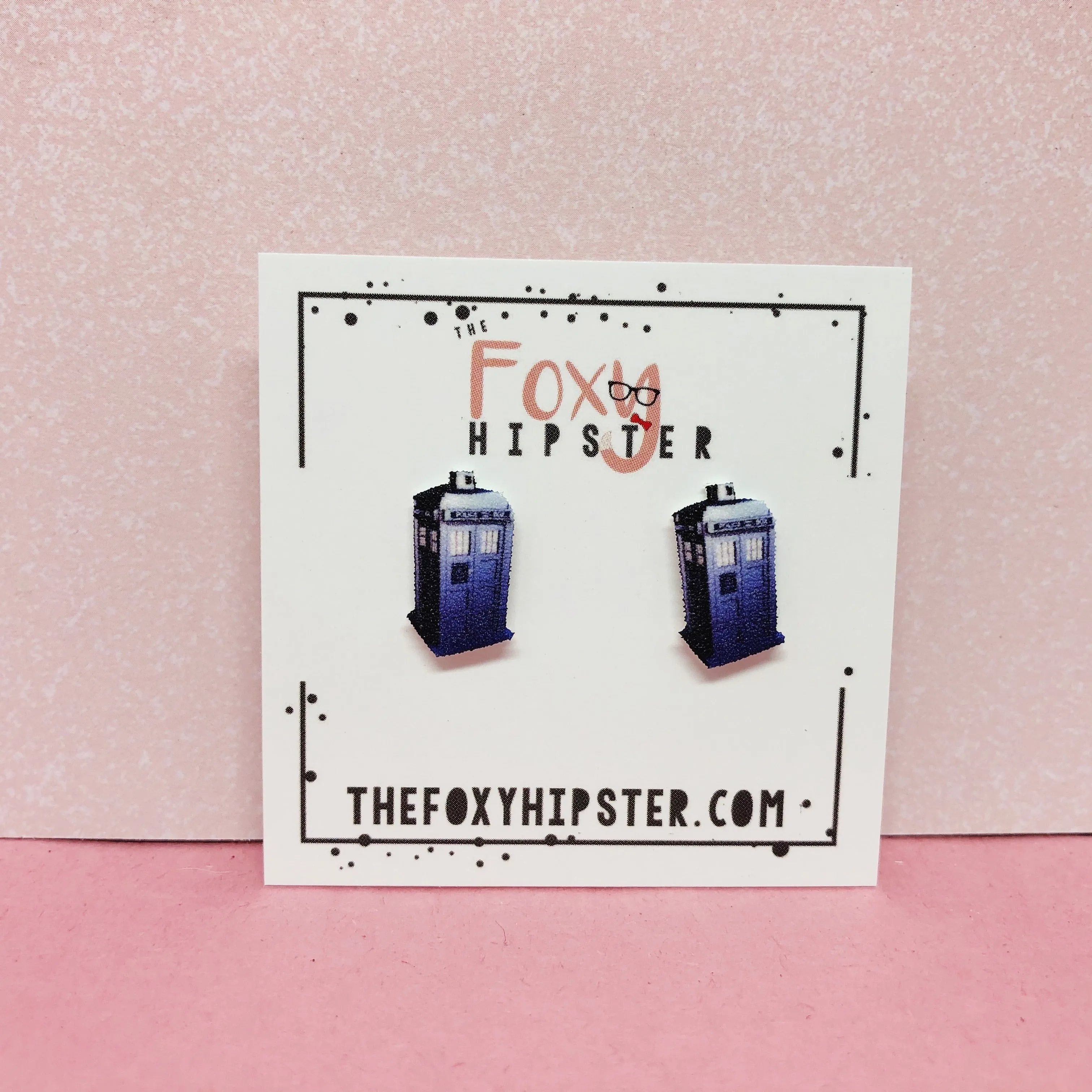 Tardis Stud Earrings