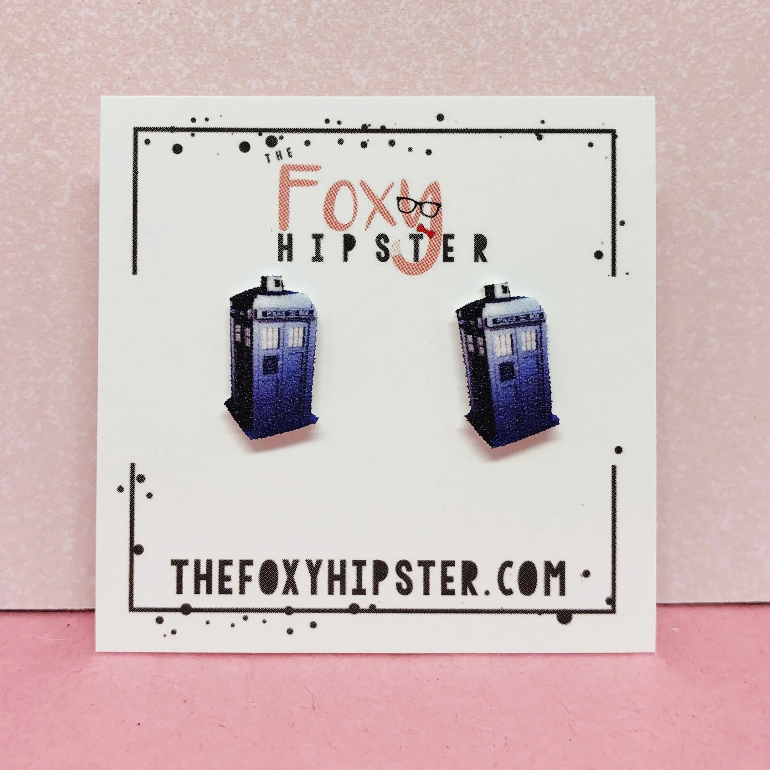 Tardis Stud Earrings