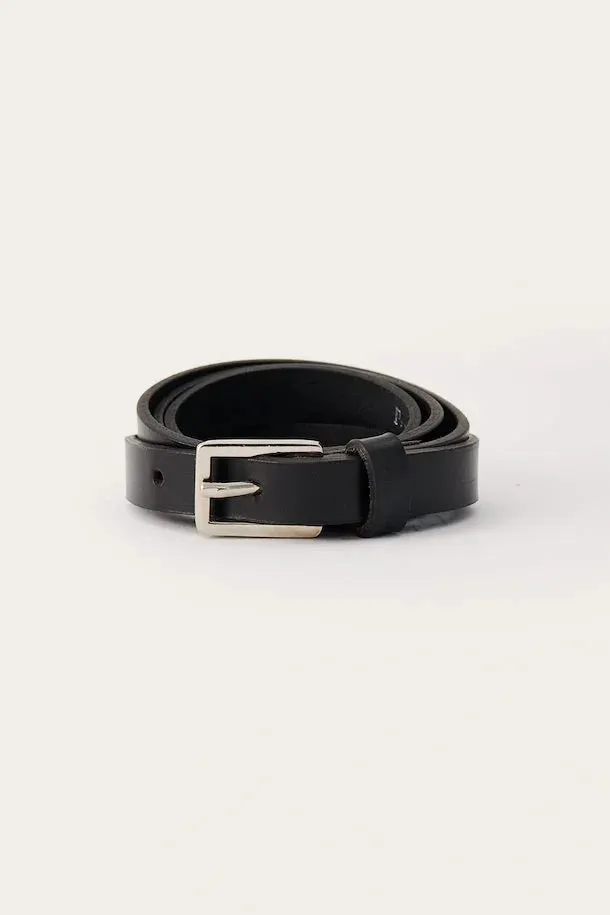 The Charissa Leather Belt by Part Two - Black