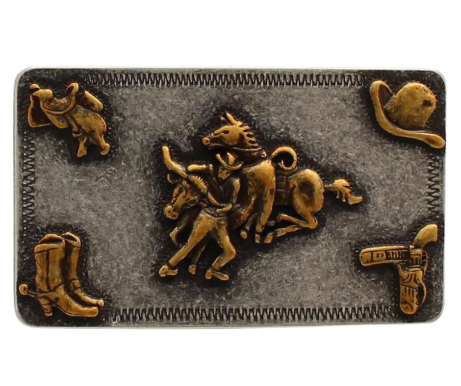 The "Bulldogger" Western Buckle