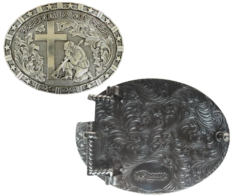 The "Freedom Cross" Western Buckle