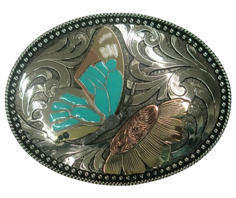 The "Morpho" Butterfly Belt Buckle