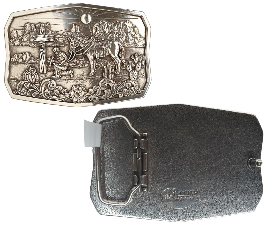 The "Old Rugged Cross " Western Buckle