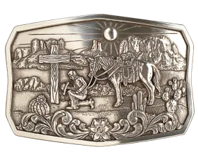 The "Old Rugged Cross " Western Buckle