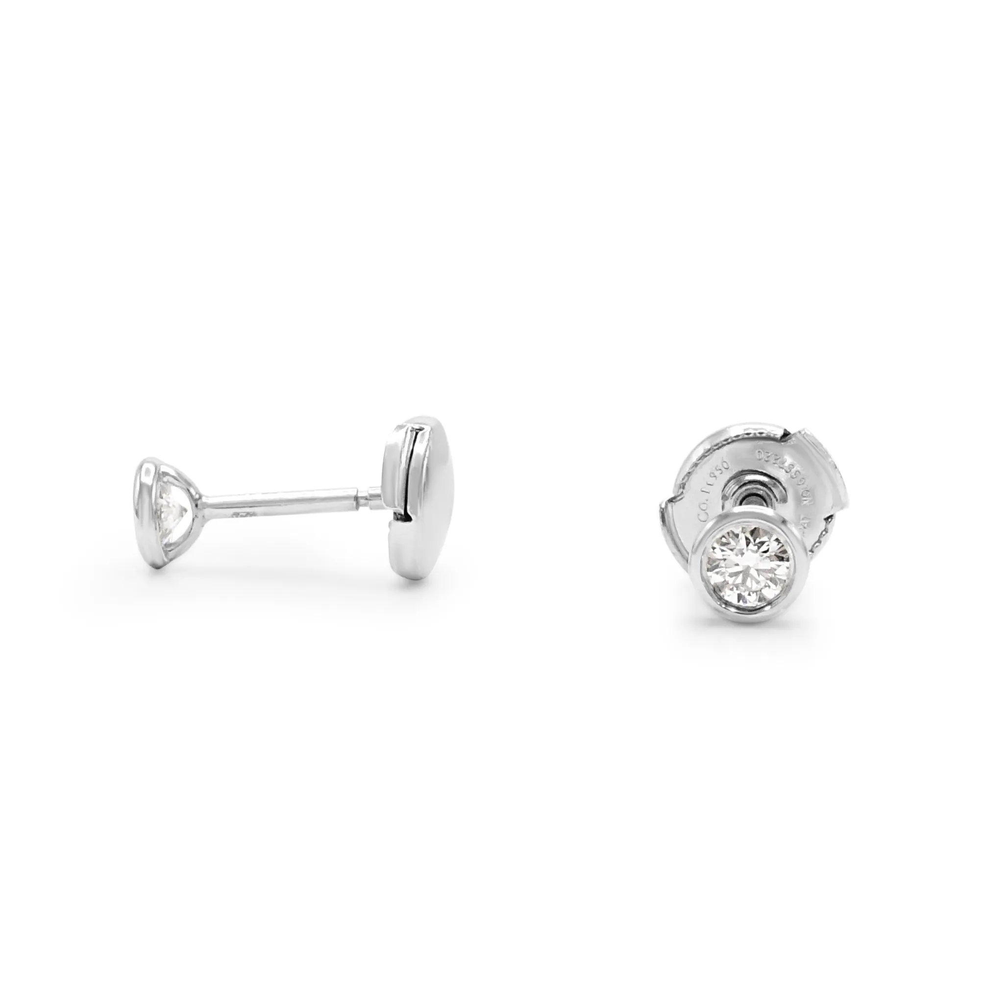 Tiffany Diamonds by the Yard Stud Earrings - Platinum