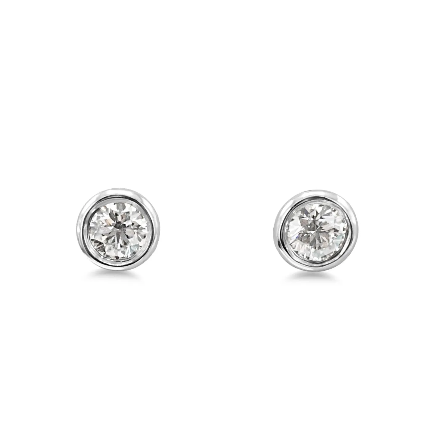 Tiffany Diamonds by the Yard Stud Earrings - Platinum