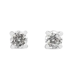 Tiffany Solitaire Diamond Earrings - Platinum