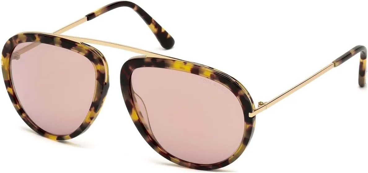 Tom Ford Aviator Sunglasses - TF452 Stacy 53Z - Tortoise/Rose (57/16/140)