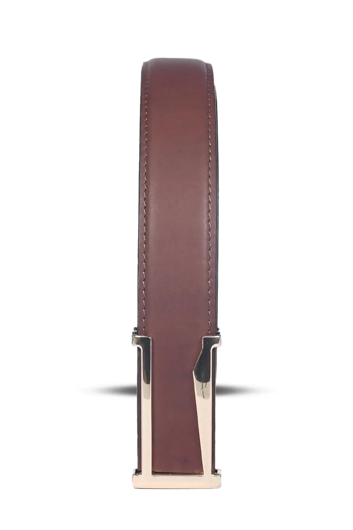 Top Notch Profile Genuine Leather Belt For Men - 1.25 inch Width, Color (Tan) (TP0042)