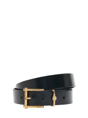 Versace   30mm leather belt 