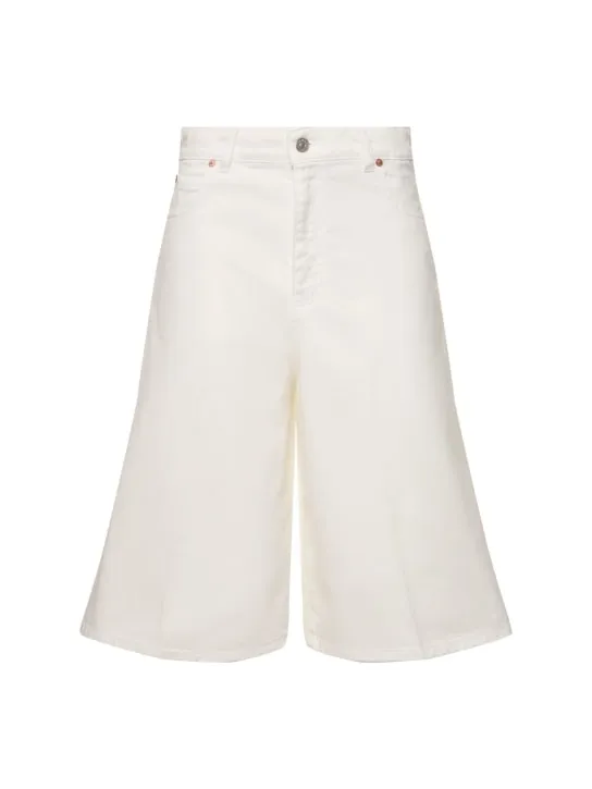 Victoria Beckham   Oversized cotton bermuda shorts 