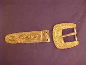 Viking Belt set with Spirals - B68B75