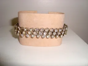 Vintage Diamante Expandable Bracelet