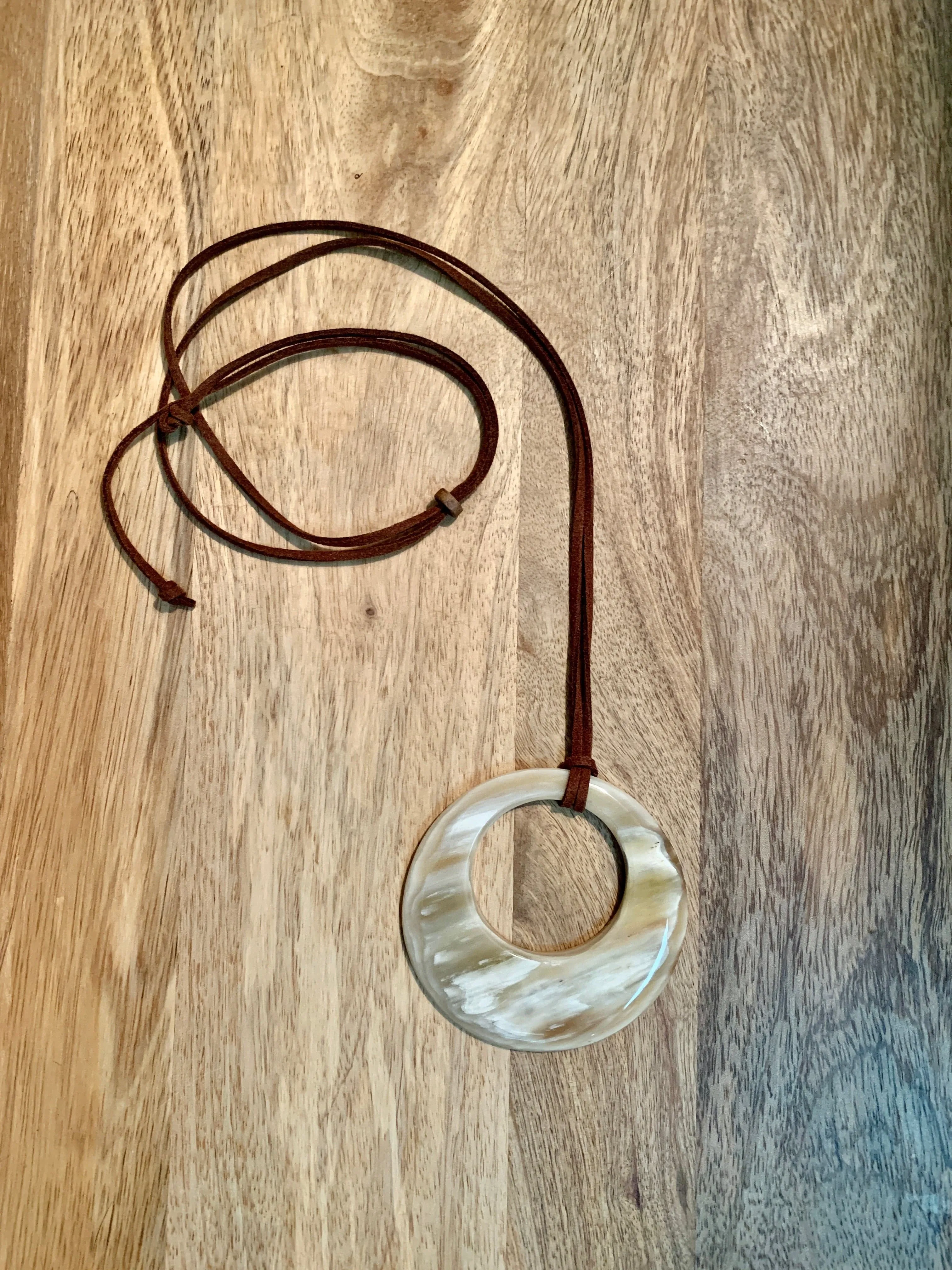 Water Buffalo Horn Necklace