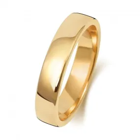 Wedding Band 18K Soft Court 4mm-1.2 Wedding  Ring WQ134L