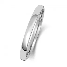 Wedding Band 9K Slight Court 2mm-1.7 Wedding  Ring W111WH