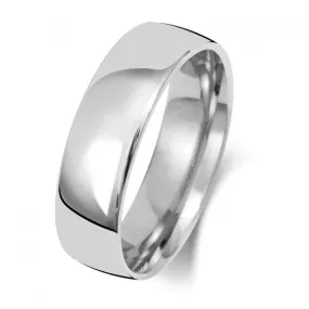 Wedding Band 9K Slight Court 6 mm-1.5 Wedding  Ring W116WM