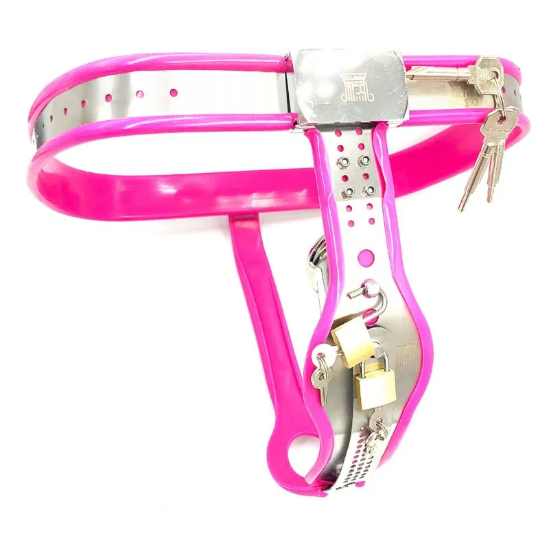 Women Unisex T Type Metal Chastity Belt