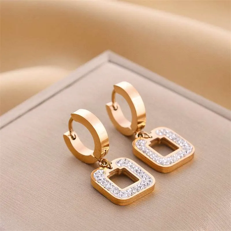 Women's Various Styles Titanium Steel Earrings