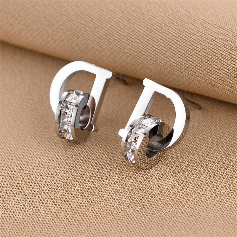 Women's Various Styles Titanium Steel Earrings