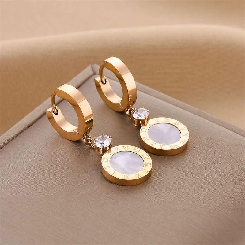 Women's Various Styles Titanium Steel Earrings