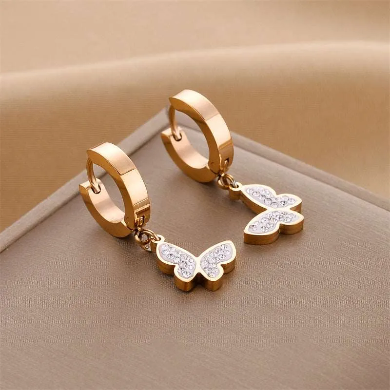 Women's Various Styles Titanium Steel Earrings