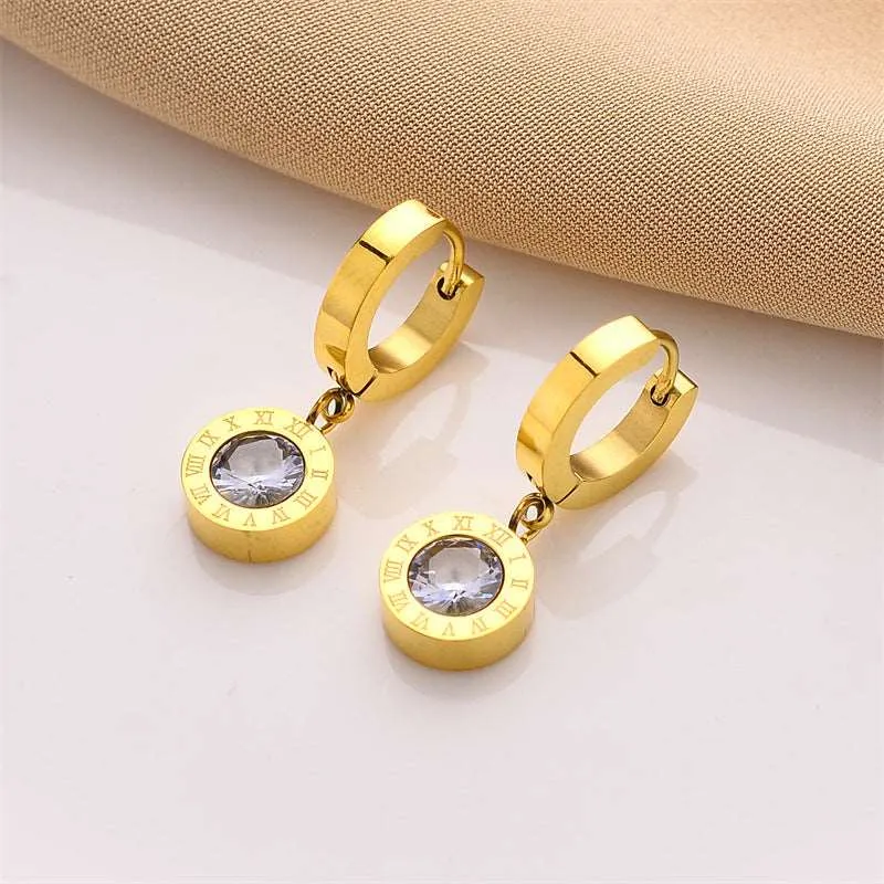 Women's Various Styles Titanium Steel Earrings