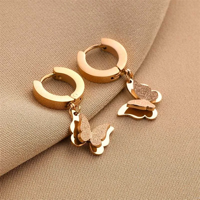 Women's Various Styles Titanium Steel Earrings