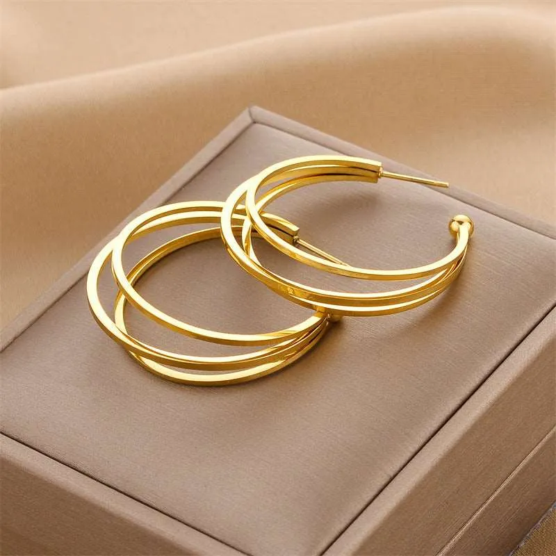 Women's Various Styles Titanium Steel Earrings