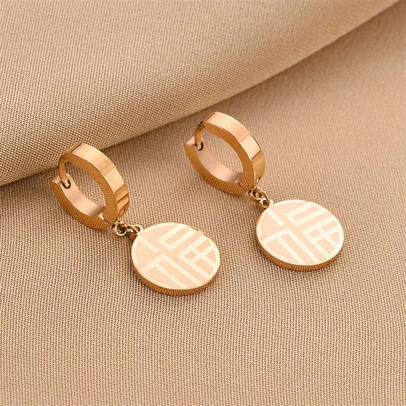 Women's Various Styles Titanium Steel Earrings