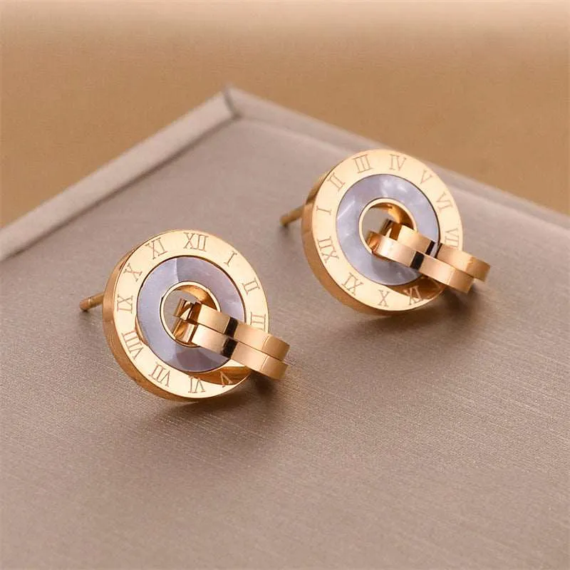 Women's Various Styles Titanium Steel Earrings