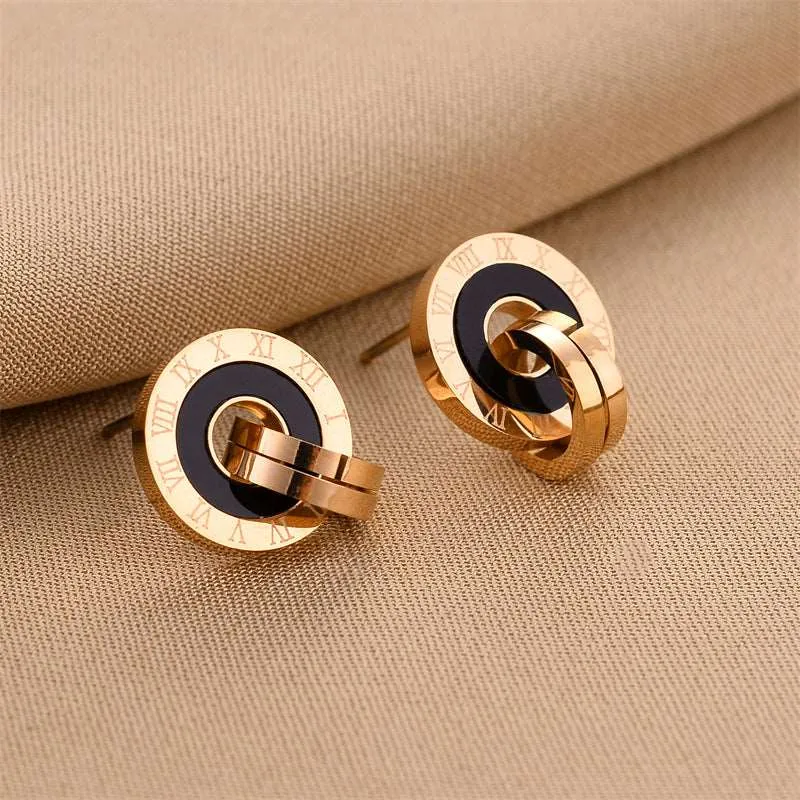 Women's Various Styles Titanium Steel Earrings