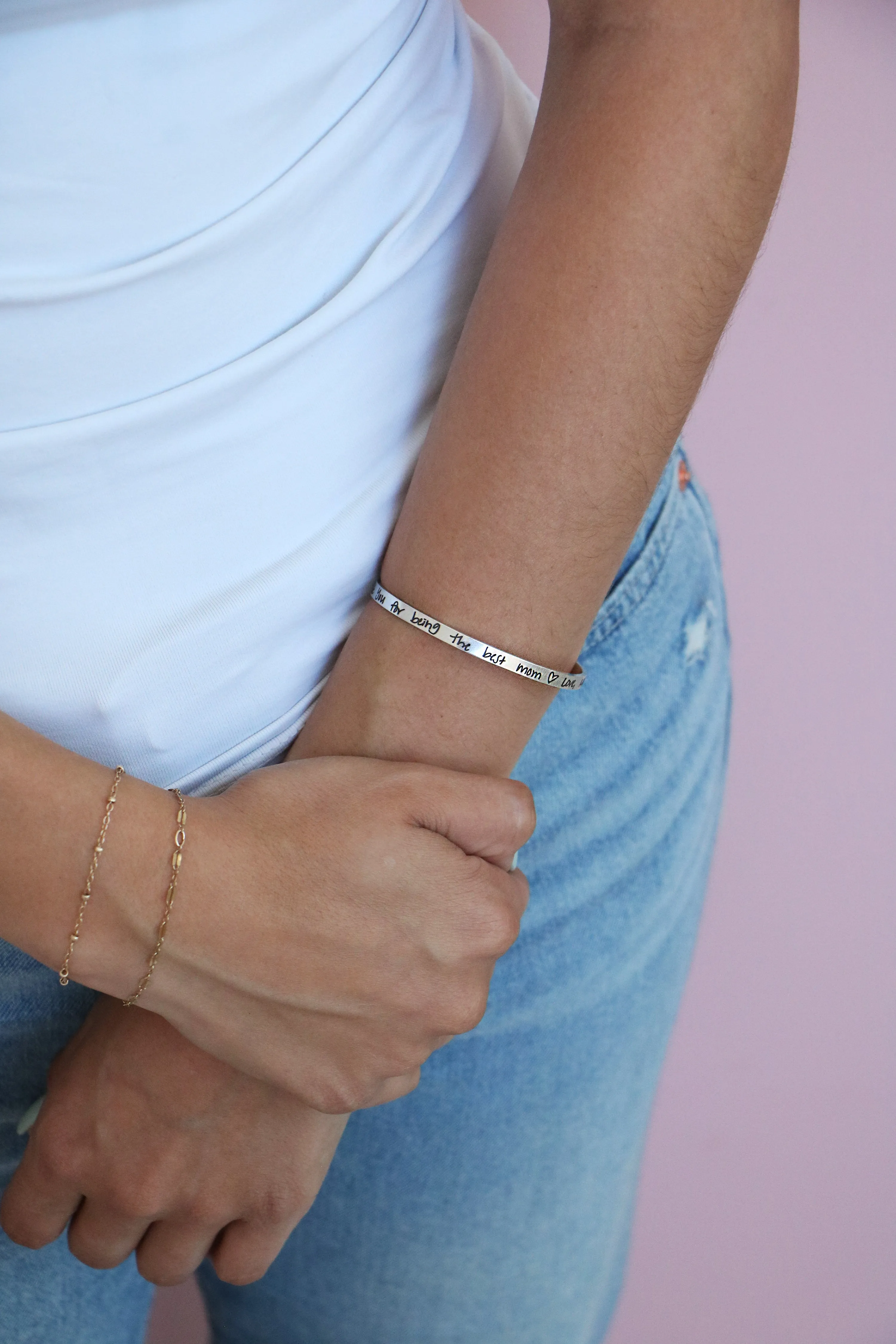 wrapped cuff (sterling silver}