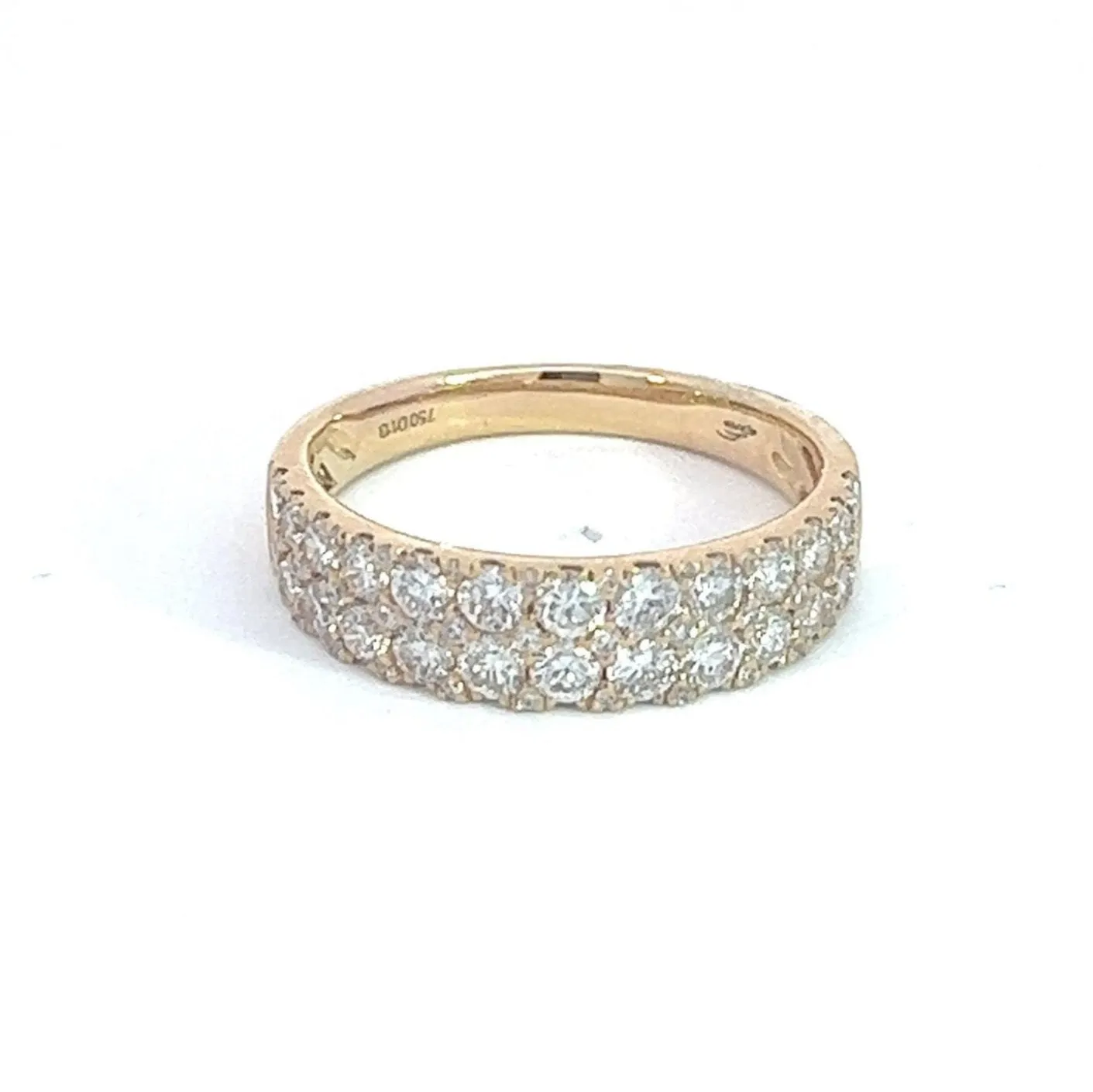 Yellow Gold Diamond Wedding Band Ring