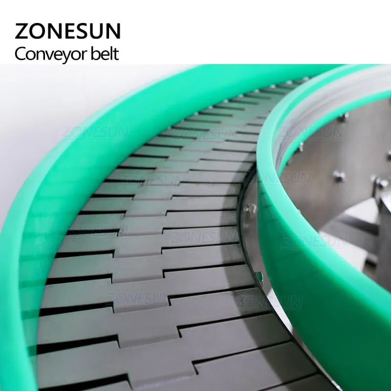 ZONESUN ZS-CBU150 Automation 90 Degree Turning Conveyor Turn Corner Curved Camber Conveying Belt