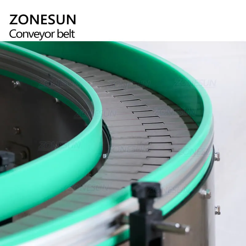 ZONESUN ZS-CBU150 Automation 90 Degree Turning Conveyor Turn Corner Curved Camber Conveying Belt